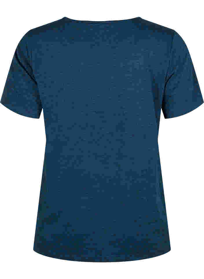 T-shirt d'entraînement à col rond, Night Sky Mel., Packshot image number 1