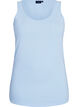 Haut basic uni en coton, Bleu Clair, Packshot image number 0