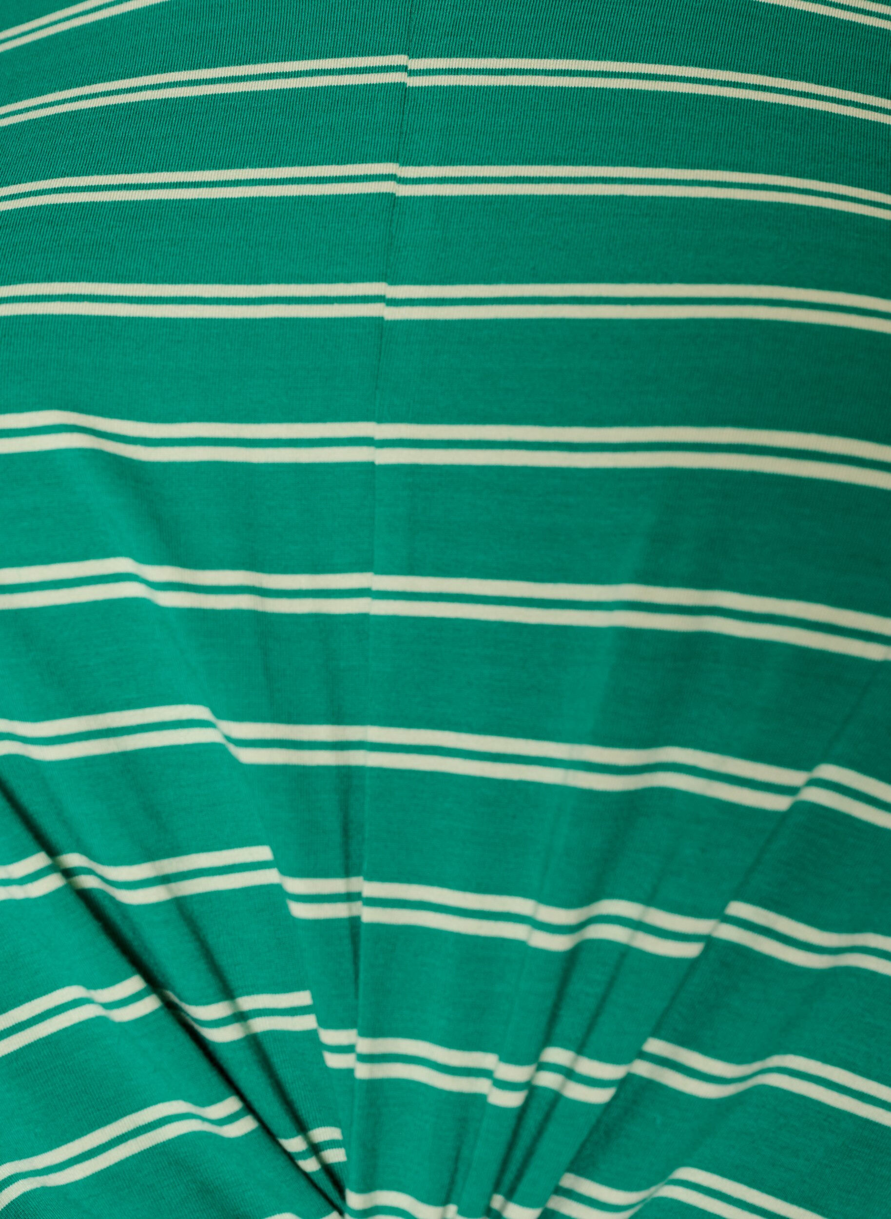 ZizziKatoenen jurk met twistdetail, Groen, Packshot image number 2
