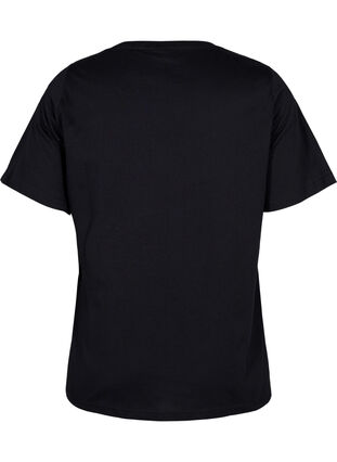 T-shirt avec rivets en coton biologique, Black Star , Packshot image number 1