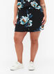 Short ample en viscose, Black Big Flower, Model image number 2