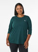 Training blouse met 3/4 mouwen, Groen, Model image number 0