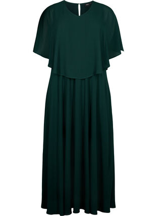 Maxi-jurk met korte mouwen en a-vorm, Scarab, Packshot image number 0