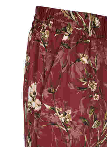 Pyjamabroek met bloemenprint, Cabernet Flower Pr., Packshot image number 2