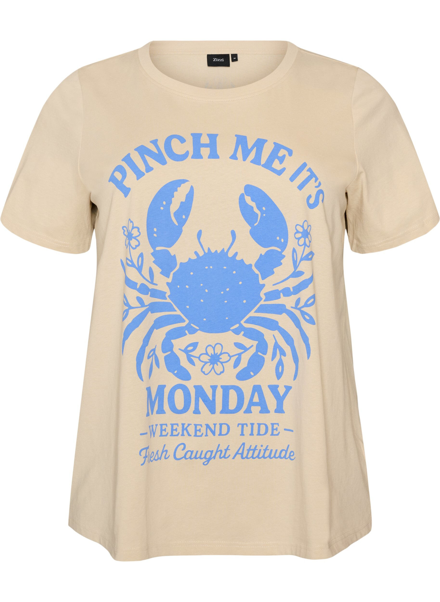 Katoenen T-shirt met print