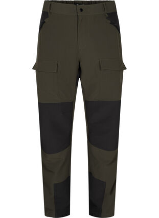 Pantalon de randonnée imperméable avec poches, Forest Night, Packshot image number 0
