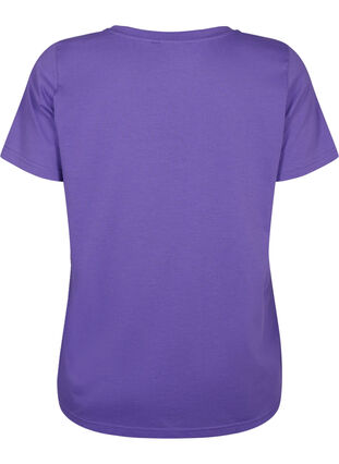 T-shirt à manches courtes avec col en V, Ultra Violet, Packshot image number 1
