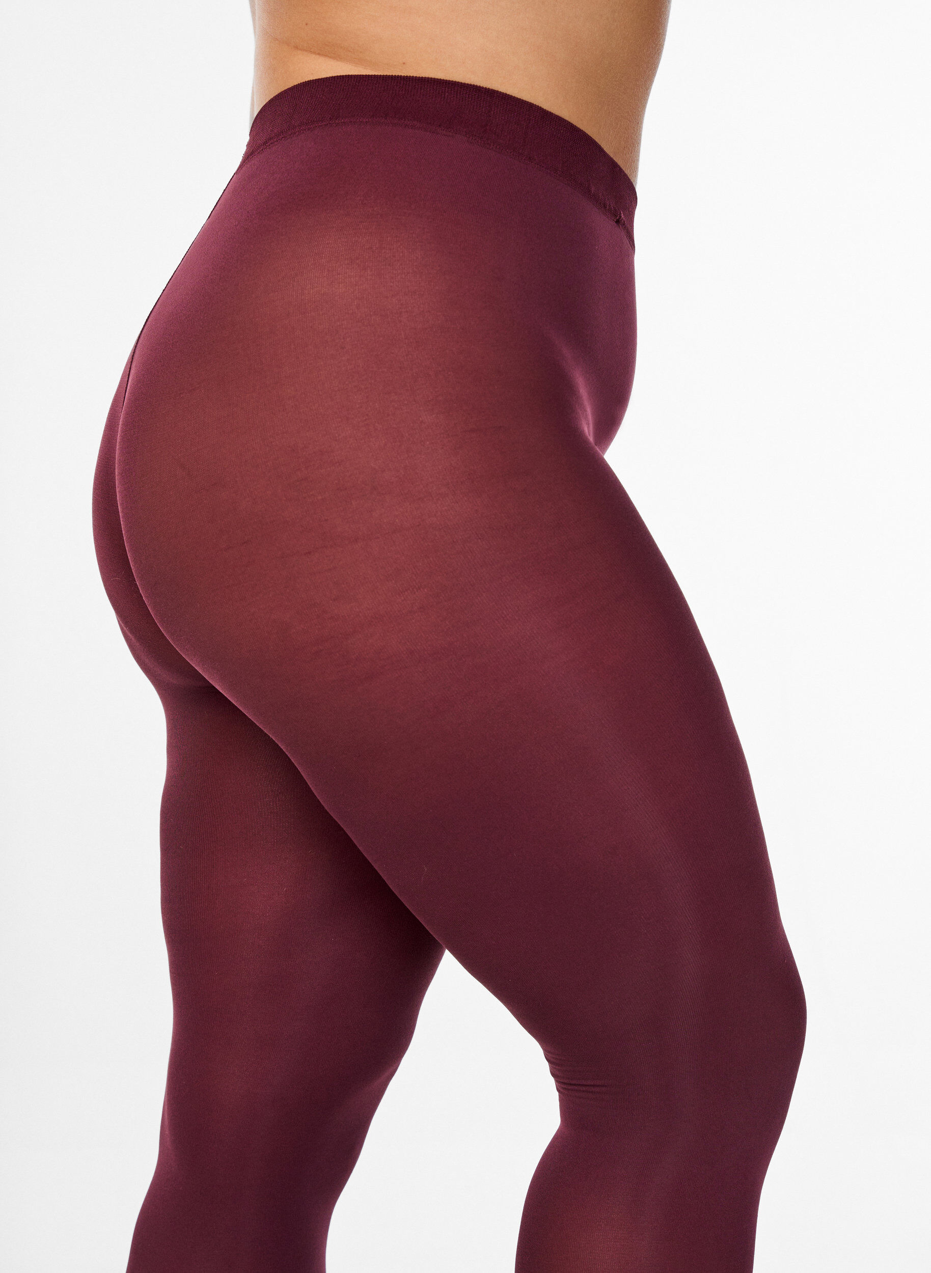Zizzi100 denier panties, Rood, Model image number 1