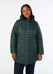 Veste l&eacute;g&egrave;re avec des poches et une capuche d&eacute;tachable, Vert fonc&eacute;, Model image number 0