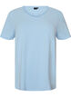T-shirt en coton uni basique, Bleu Clair, Packshot image number 0