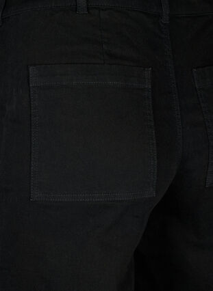 Jean large taille haute, Black, Packshot image number 3