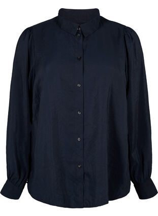 Shirt met lange mouwen van Tencel ™ Modal, Black, Packshot image number 0