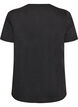 T-shirt en coton bio avec imprim&eacute;, Noir, Packshot image number 1