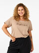T-shirt met motief, S. Mink w. Text, Model image number 0