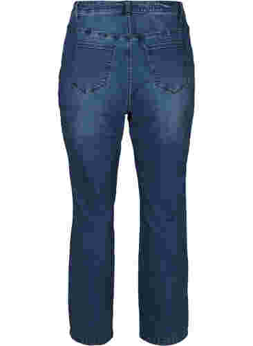 Jeans met extra hoge taille, Blue denim, Packshot image number 1