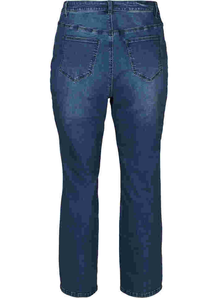 Jeans met extra hoge taille, Blue denim, Packshot image number 1