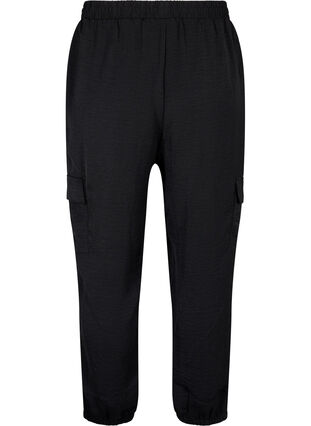 Pantalon à poches cargo, Black, Packshot image number 1