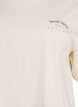 T-shirt oversize avec impression au dos, Beige, Packshot image number 2