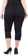 Slim fit Emily capri jeans, Zwart, Packshot image number 4