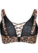 Soutien-gorge de bikini imprimé léopard avec détail string, Autentic Leopard, Packshot image number 1