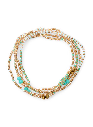Bracelet de perles, lot de 5, Mint Mix, Packshot image number 0