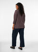 Jersey blouse met 3/4 mouwen, Bruin, Model image number 2