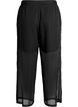 Losse chiffonbroek met stippen, Zwart, Packshot image number 1