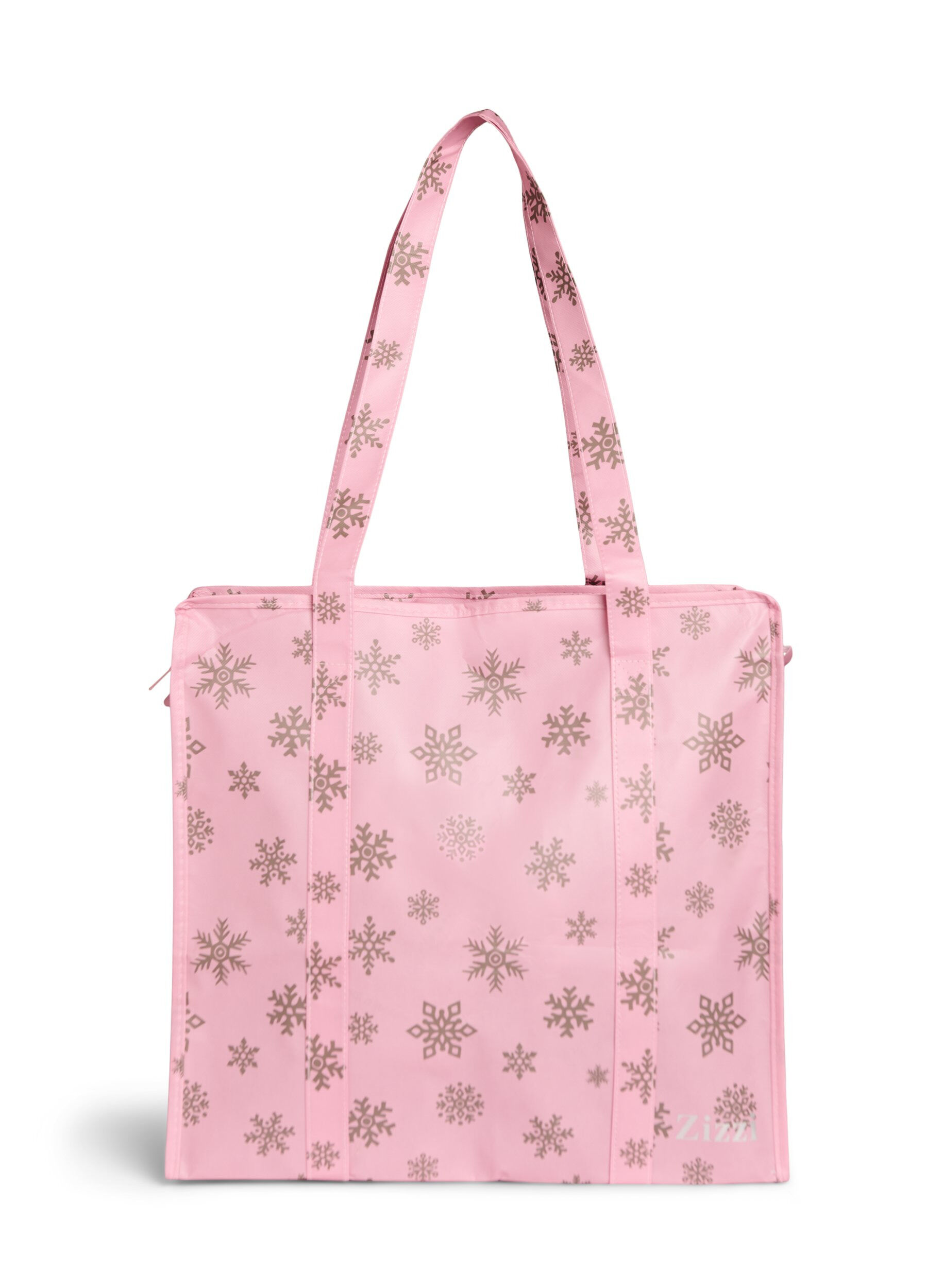 ZizziShoppingtas met ritssluiting, Rood, Packshot image number 0