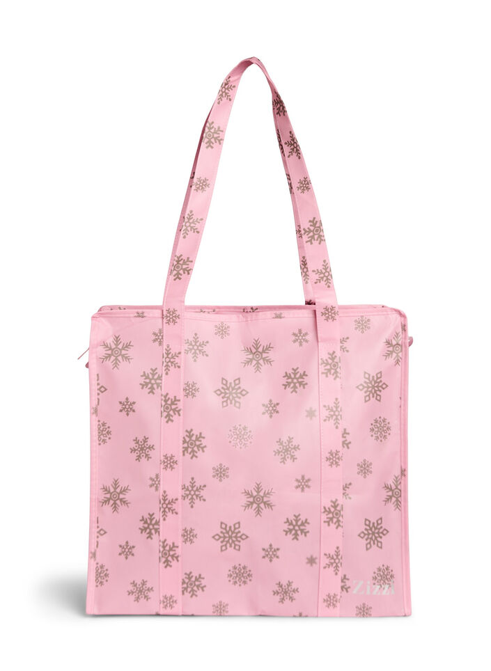 Shoppingtas met ritssluiting, Rood, Packshot image number 0