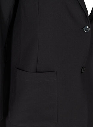 Blazer avec poches et boutons, Black, Packshot image number 3