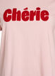 T-shirt en coton bio avec imprim&eacute; sur le devant, Rose, Packshot image number 2