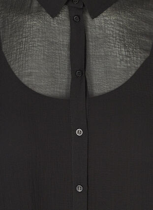 Robe à manches longues avec fermeture boutonnée, Black, Packshot image number 2