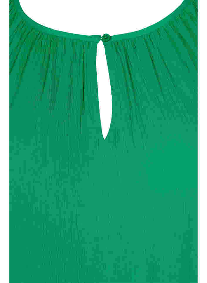 Viscose tuniek met 3/4 mouwen , Jolly Green, Packshot image number 2