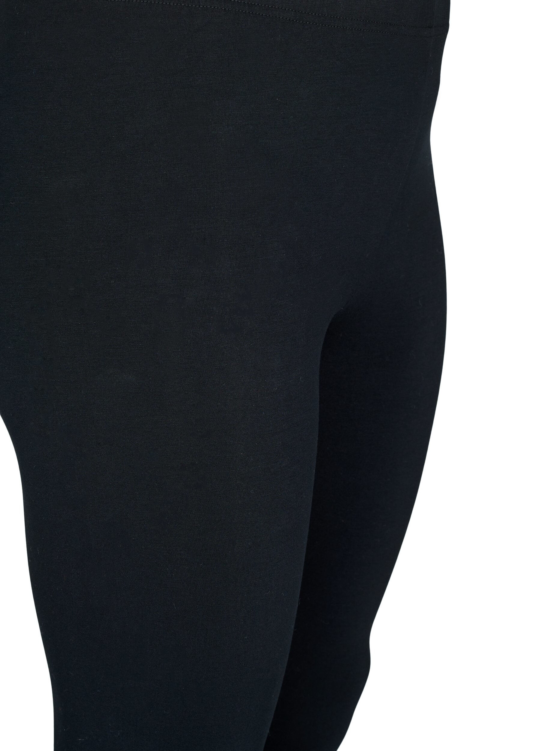 Zizzi Legging Basic long, Noir, Packshot image number 2