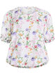 Blouse &agrave; fleurs avec smock, Rose, Packshot image number 0