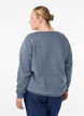 Sweat-shirt avec motif Milan brodé, Gris anthracite, Model image number 2