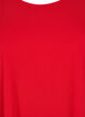 Blouse met korte mouwen en een ronde halslijn, Rood, Packshot image number 2