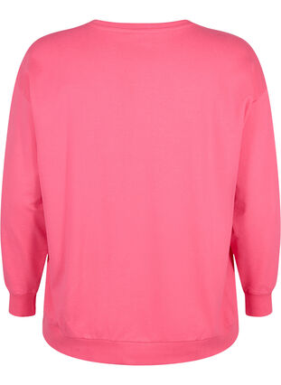 Sweat-shirt en coton avec impression de texte, Hot P. w. Lesuire S., Packshot image number 1
