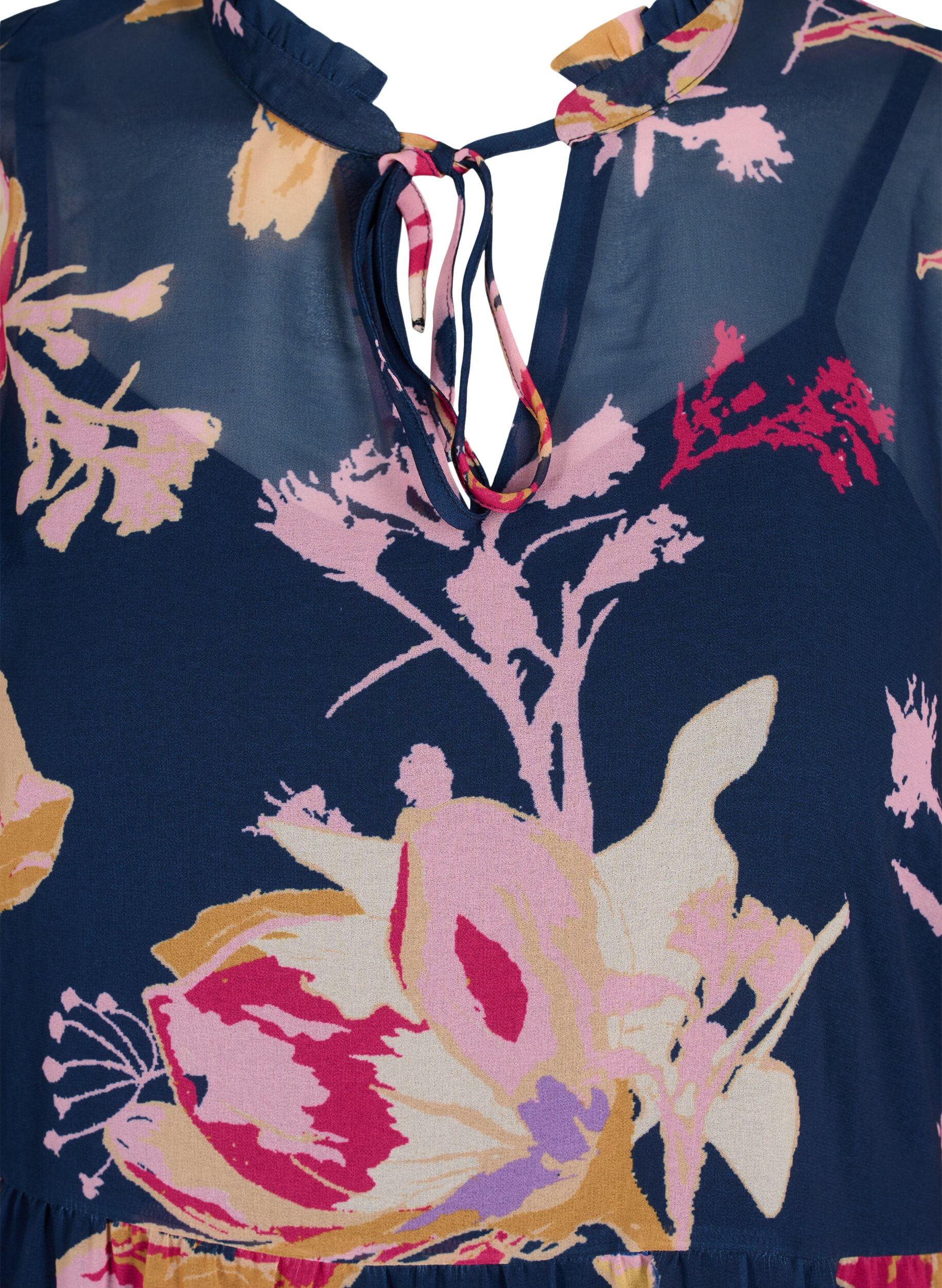 ZizziTuniek met bloemenprint en lurex, Big Flower AOP, Packshot image number 2
