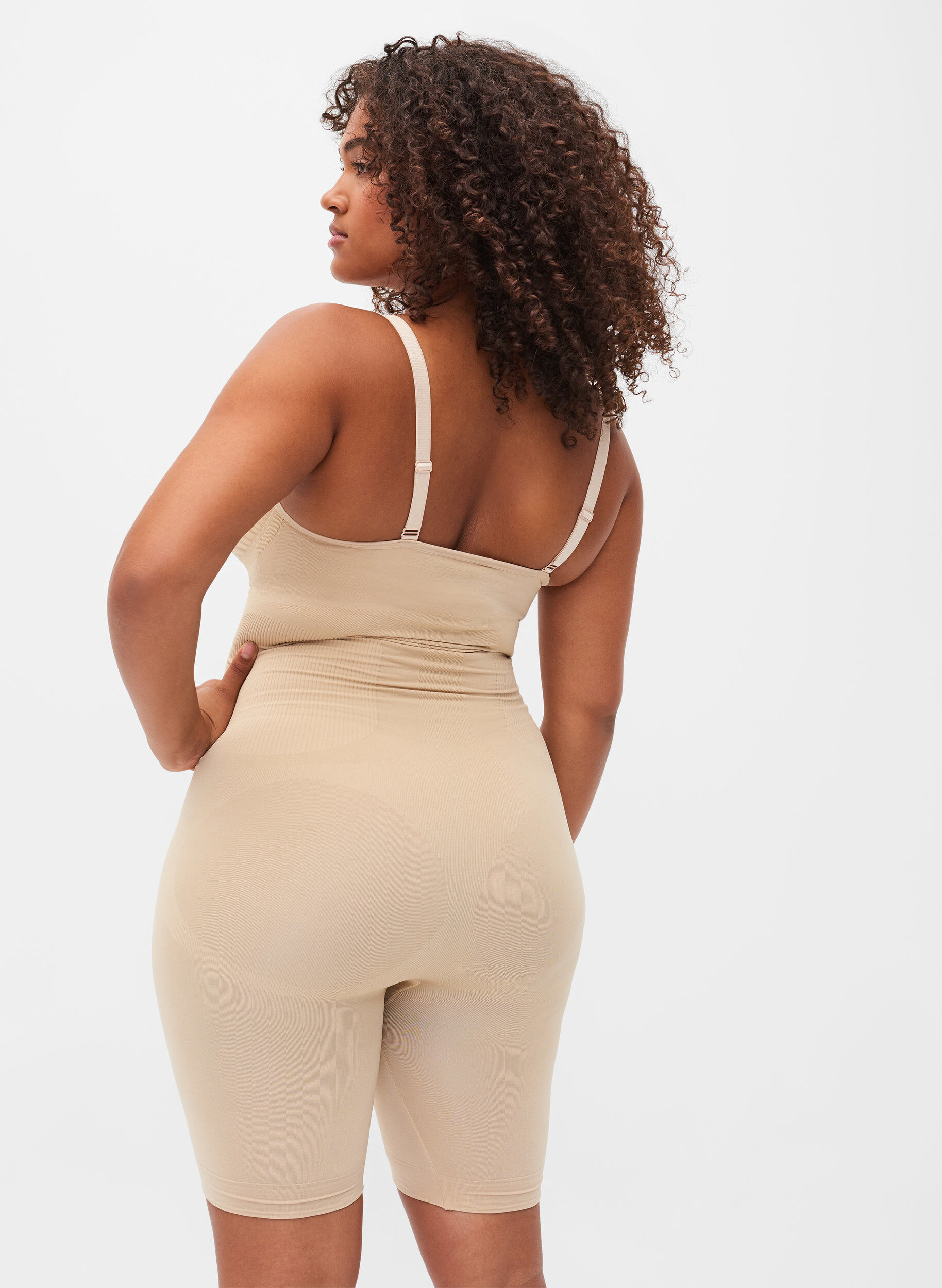 ZizziShapewear bodysuit, Beige, Model image number 3