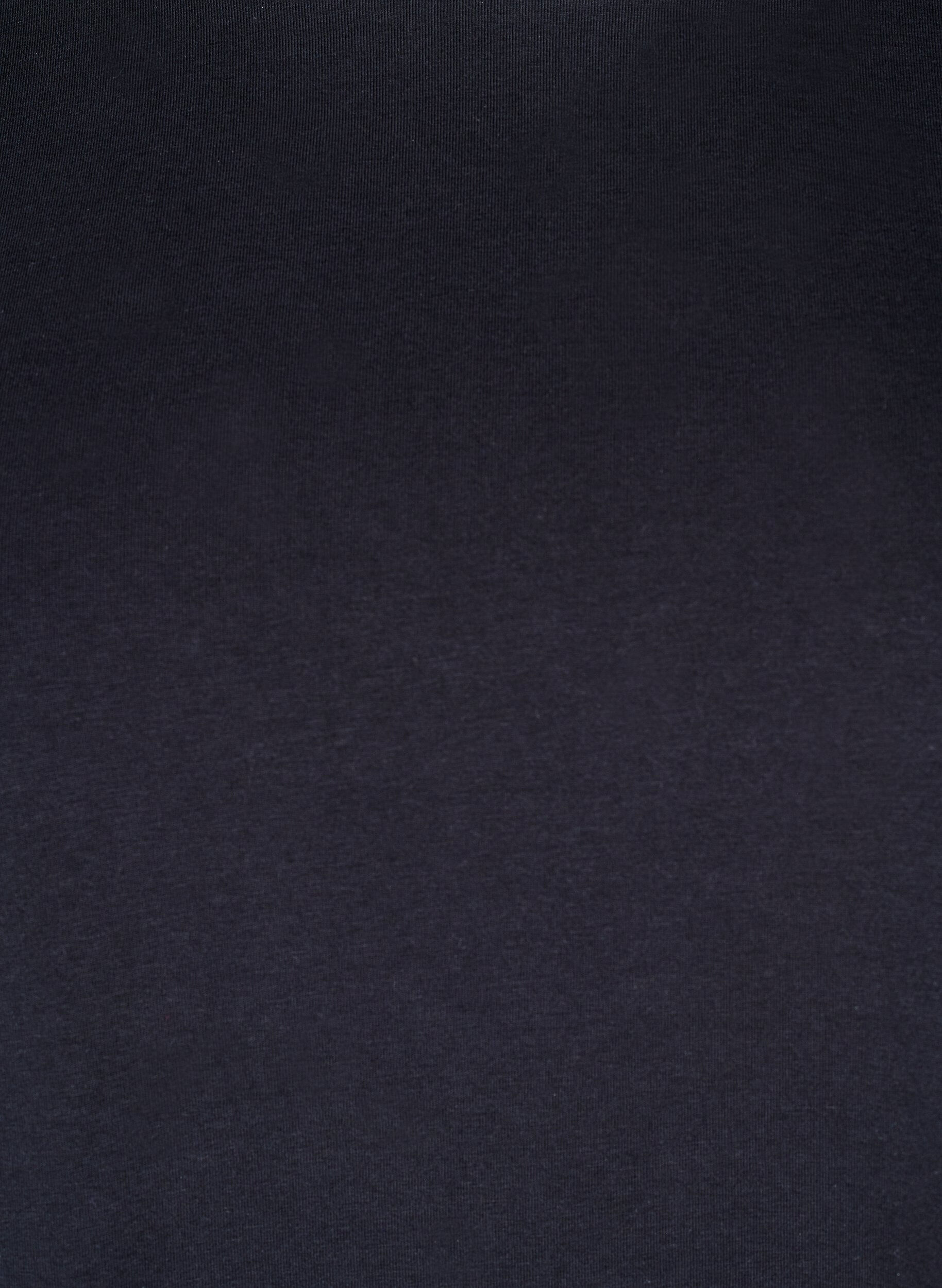 ZizziT-shirt in biologisch katoen met een ronde hals, Black, Packshot image number 2