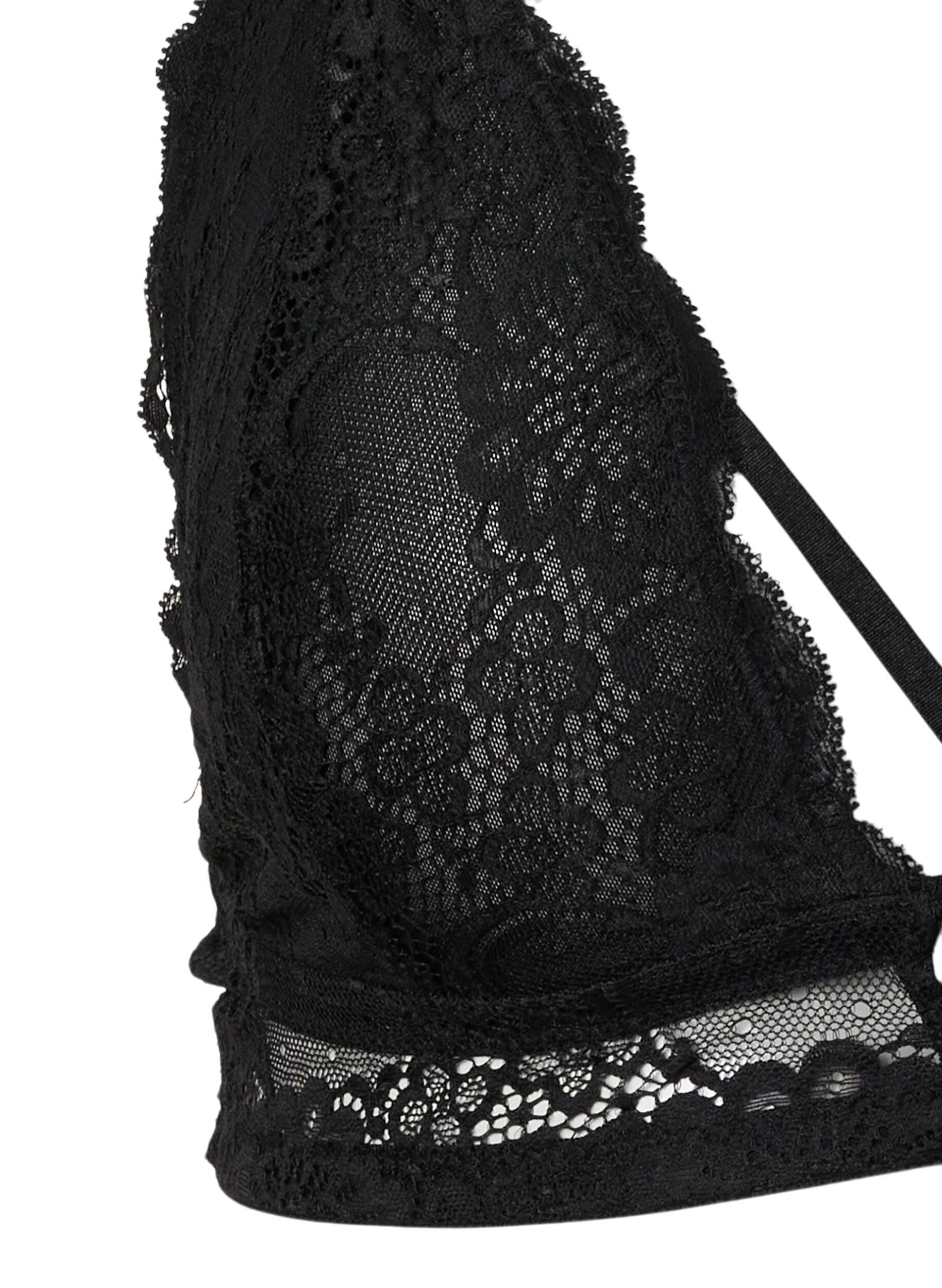 Zizzi Soutien-gorge en dentelle, Black, Packshot image number 2