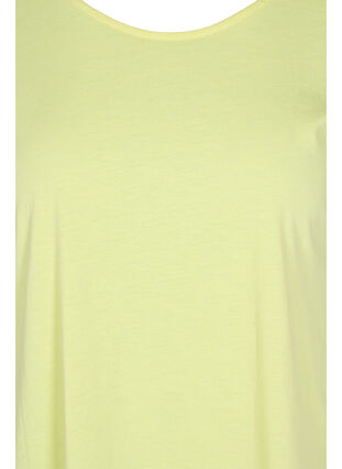 T-shirt en mélange coton, Pale Banana, Packshot image number 2
