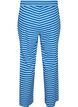 Pantalon de pyjama ray&eacute; &agrave; taille haute et coupe ample, Bleu Clair, Packshot image number 1