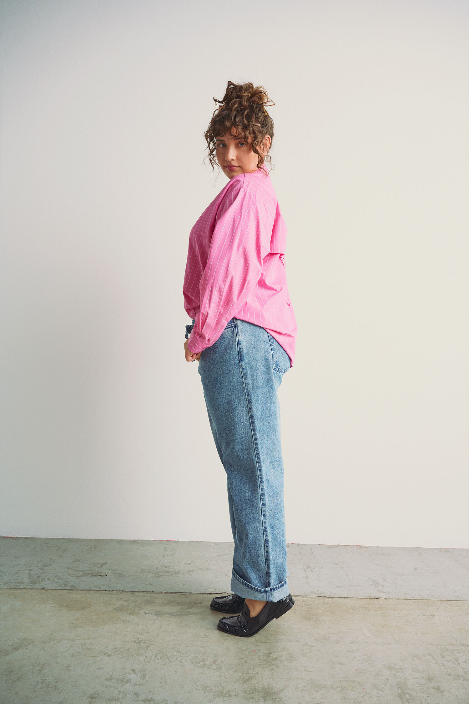 Zizzi Chemise avec d&eacute;tail nou&eacute; dans le dos, , Model