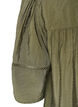 Blouse en viscose avec nervures et effet ballon, Vert Kaki, Packshot image number 3