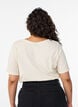 T-shirt imprim&eacute;, Vanille, Model image number 2