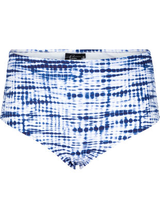 Bas de bikini taille haute avec imprimé, Tie Dye Print, Packshot image number 0