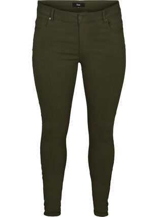 Slim fit broek met zakken, Ivy green, Packshot image number 0