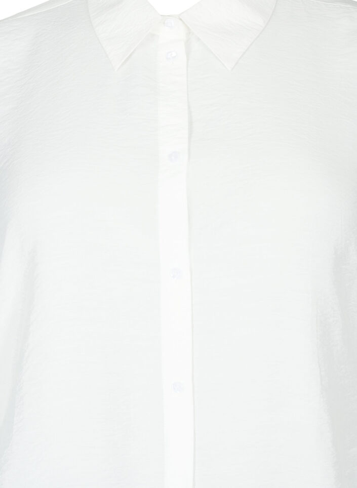 Chemise en viscose à volants, Bright White, Packshot image number 2